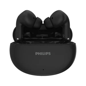 PHILIPS TAT1269BK In-Ear Earbuds, 13mm Drivers, 40H, IPX5, BT 5.4, Touch/Voice Controls Bluetooth Headset (Black, True Wireless