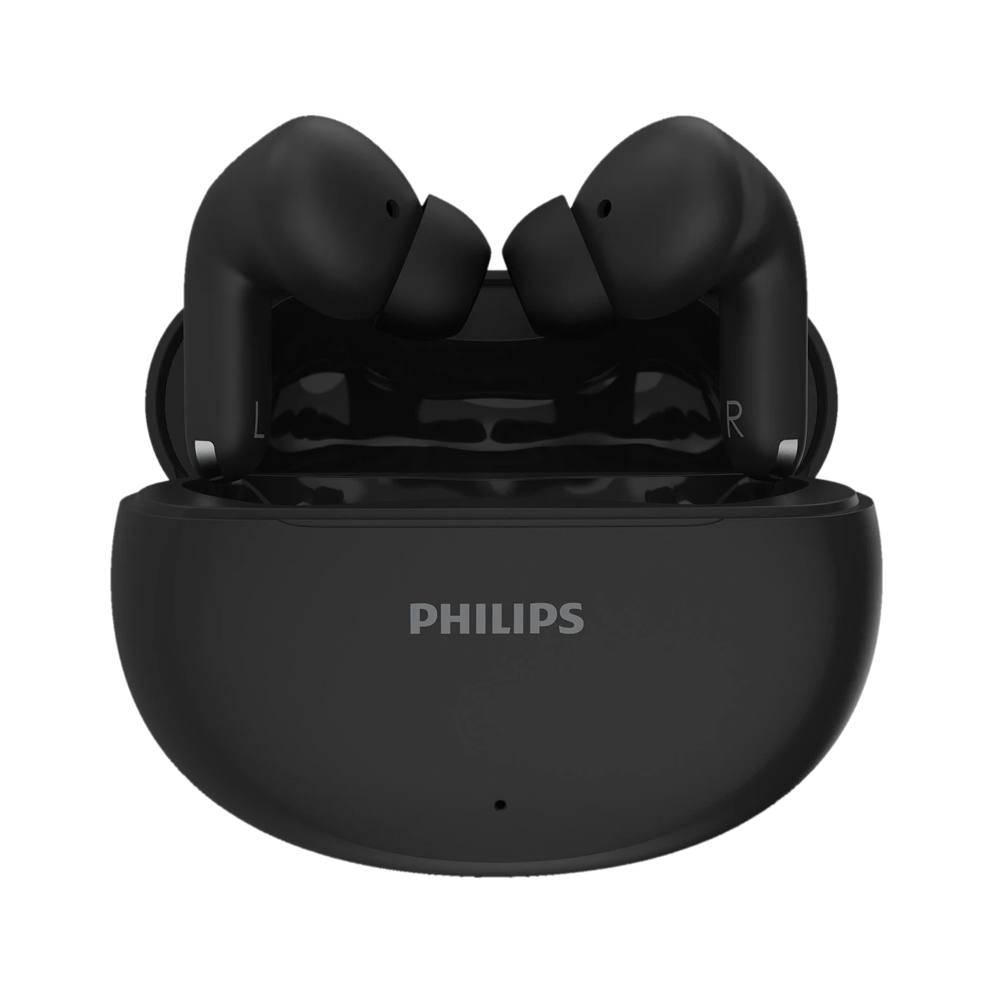PHILIPS TAT1269BK In-Ear Earbuds, 13mm Drivers, 40H, IPX5, BT 5.4, Touch/Voice Controls Bluetooth Headset (Black, True Wireless