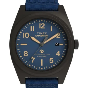 TIMEX Capstone Round 39mm Blue Dial Analog Watch  - For Men