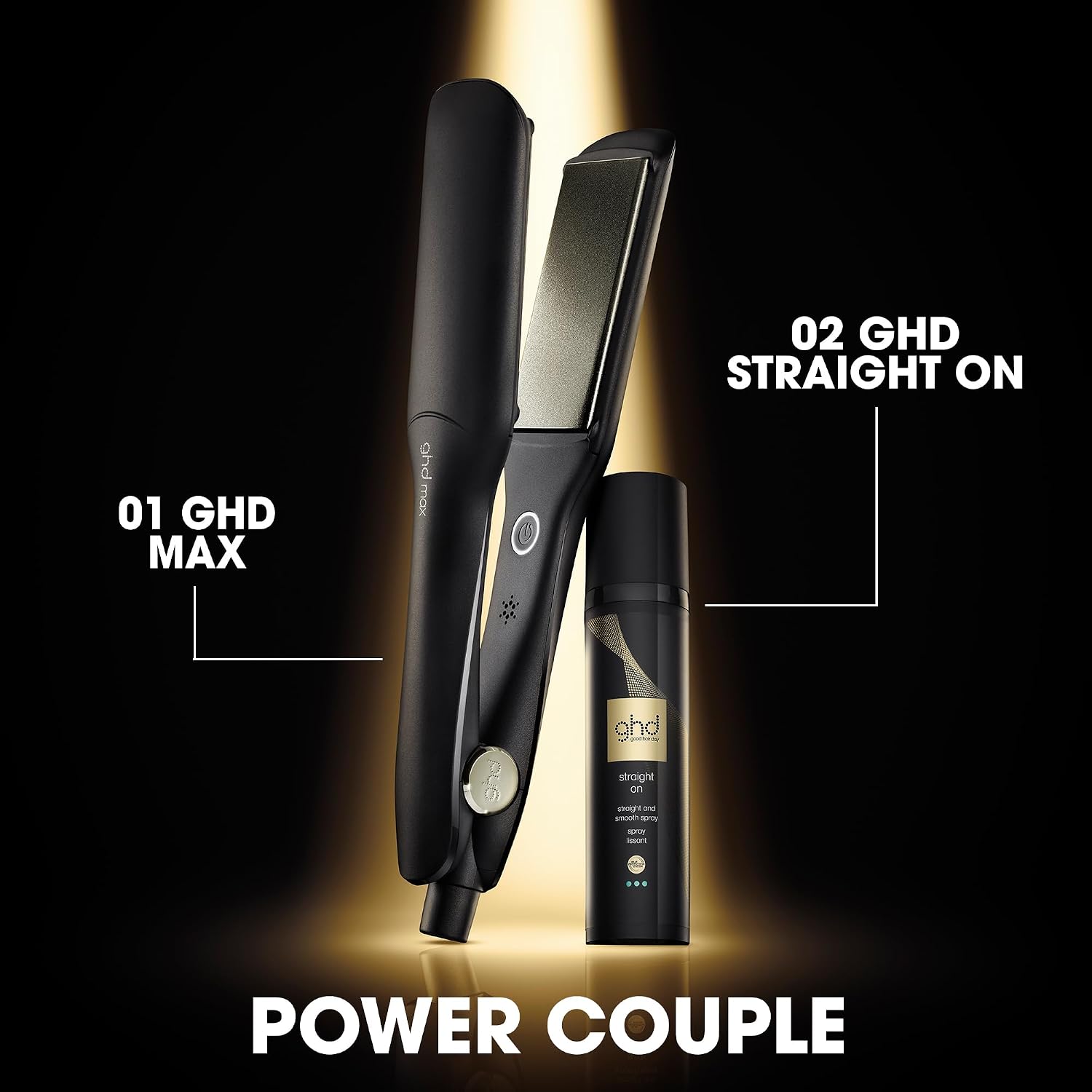 ghd Max Wide Plate Hair Straightener & Styler, More Shine, Thick Hair - Image 6